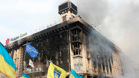 УЦСБ запропонував допомогу в розробці проектних рішень для реконструкції згорівшого Будинку профспілок
